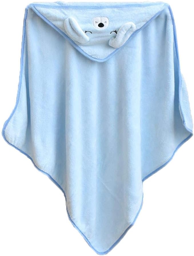 Superior Plush Dog Hooded Bath Towel - Ultra-Soft & Absorbent for Babies