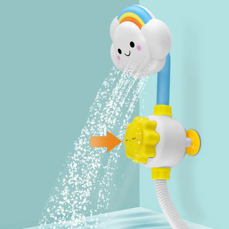 Rainbow Cloud Magic Shower - Fun Bath Time Toy for Toddlers & Infants