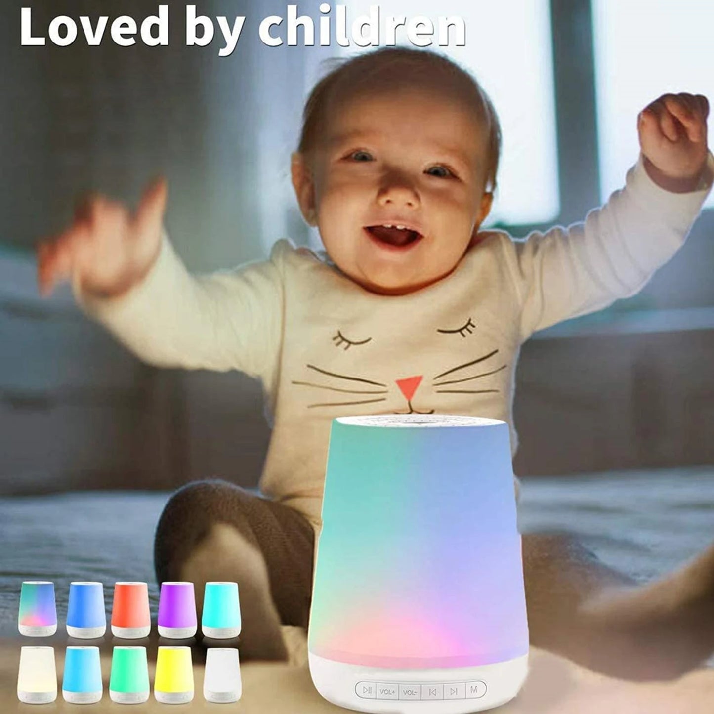 Ultimate Sleep Enhancer: Smart Sound Machine with 34 Soothing Sounds, Night Light, App Control & Custom Timer
